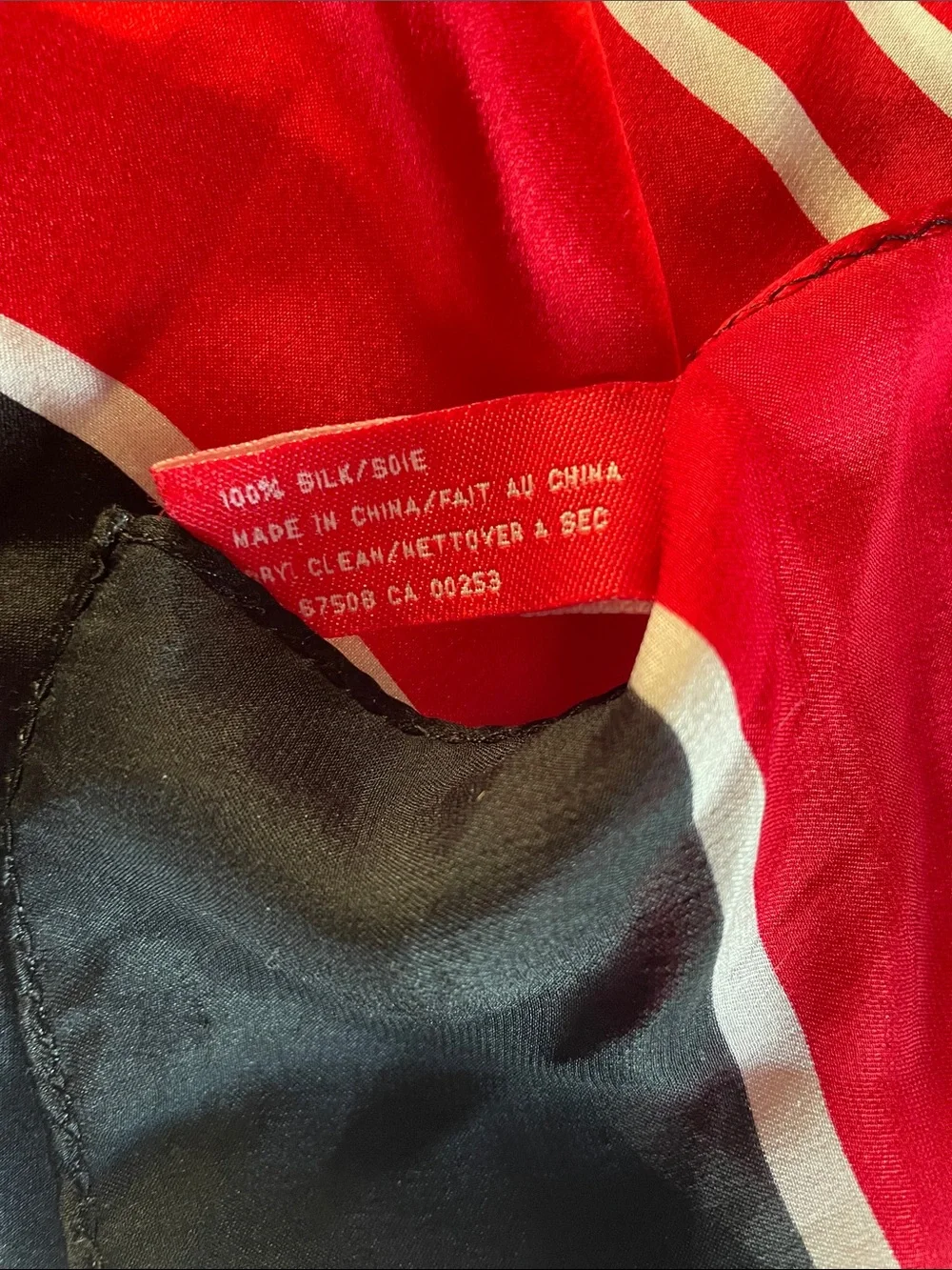 VTG ANNE KLEIN SILK SCARF